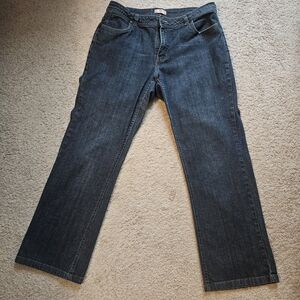 Women's Boot Cut Jeans - Dark Blue